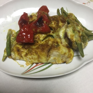 鰆のカレーチーズ焼き